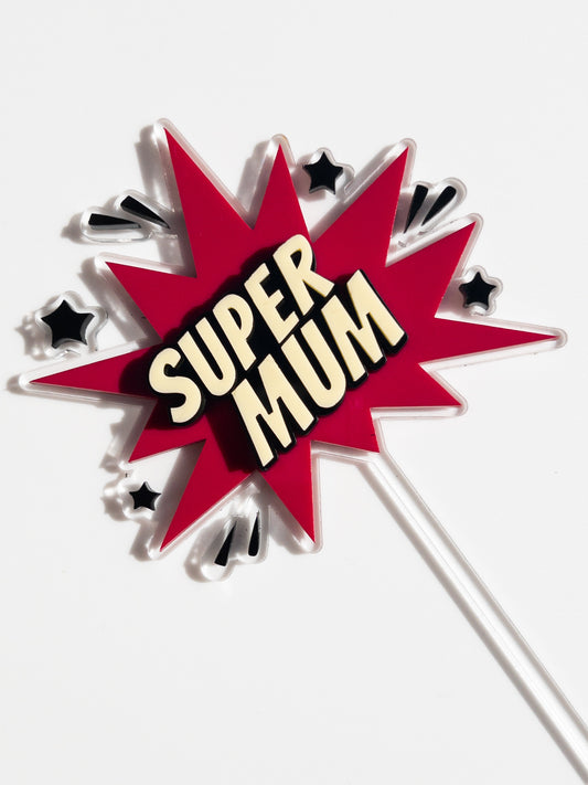 SUPER MUM TOPPER