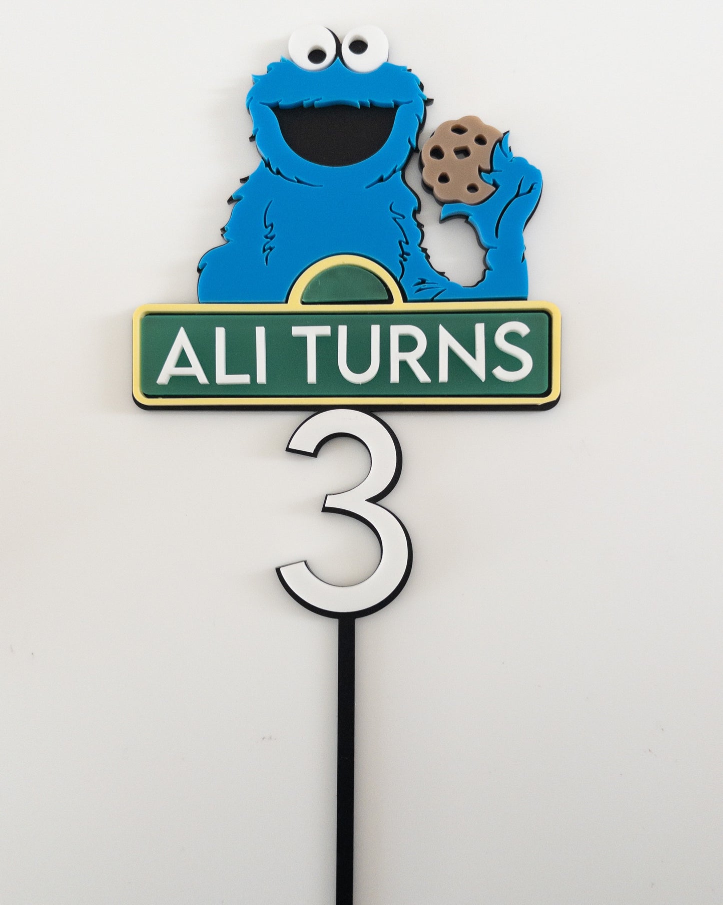 COOKIE MONSTER | cake topper